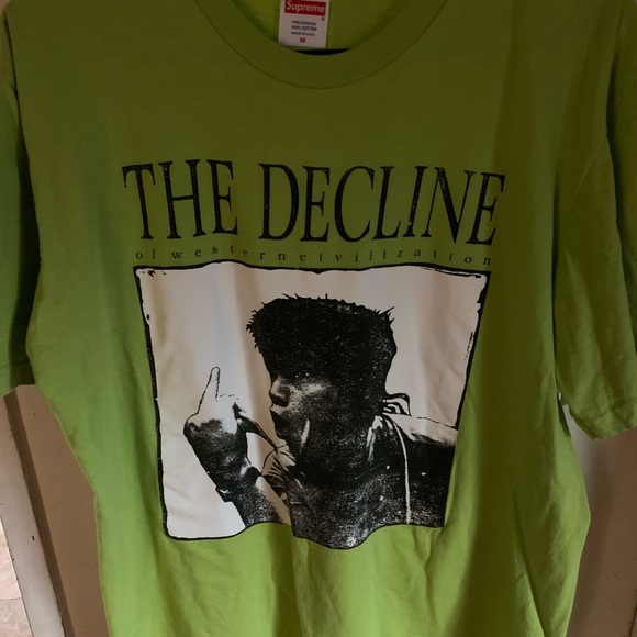 Supreme the decline tee. Size medium. - Picture 1 of 4